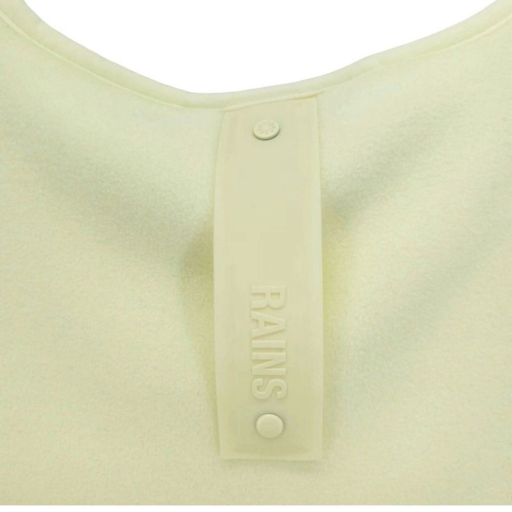 NWT Rains Women’s Teens Fleece Vest Color Straw/Light Yellow - Size Medium - Picture 8 of 11